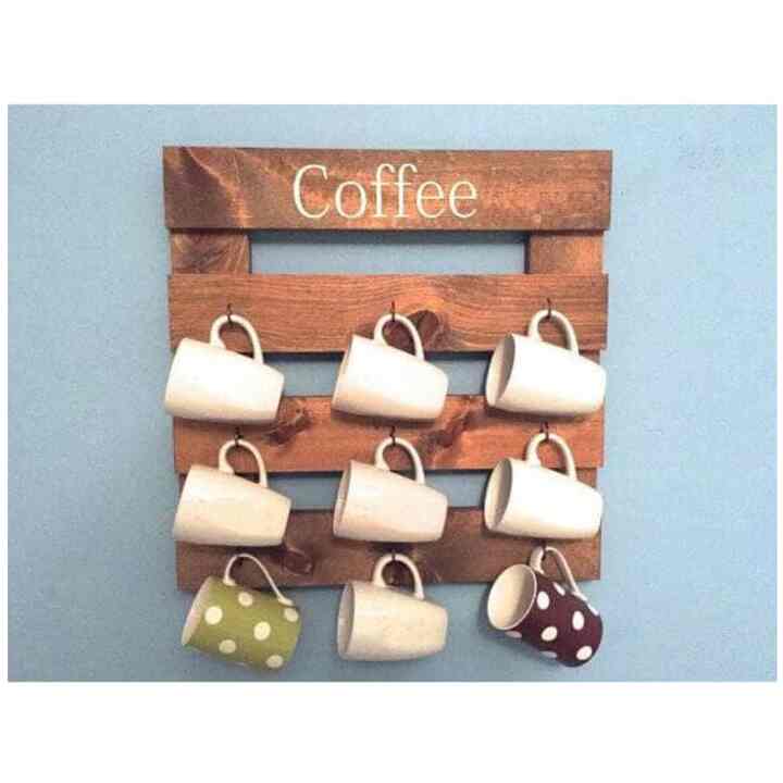 Gantungan Mug Kayu
