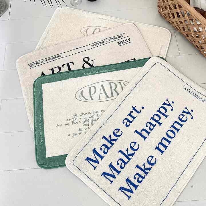 Aesthetic Floor Mat - Oscar wilde