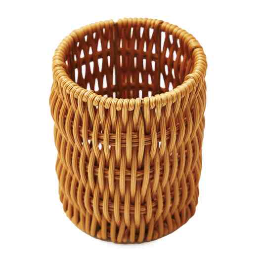 ラタンカトラリースタンド