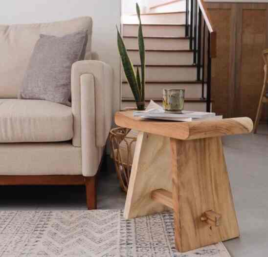 Kursi Stool Kayu Trembesi