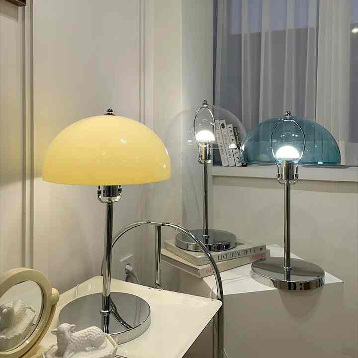 アクリル マッシュルーム スタンド テーブル ランプ［7色］