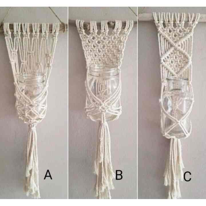 Macrame Pot Gantung