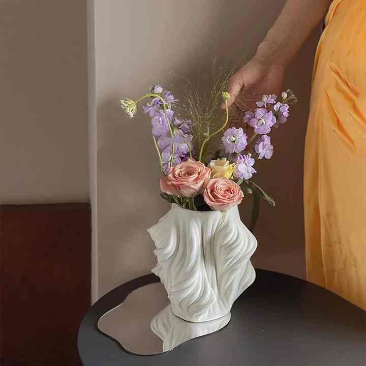 NORDIC 3D PRINTED SATIN VASE ノルディック3Dプリントサテンベース