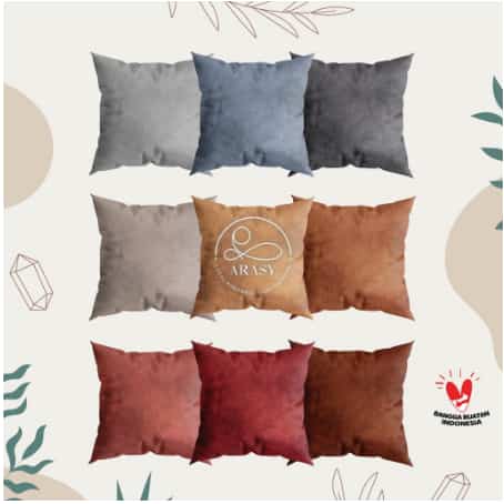 Sarung Bantal Sofa SUEDE 40 x 40 LEMBUT