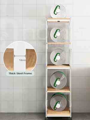 Homedoki Rak Troli / Rak Penyimpanan Susun 4