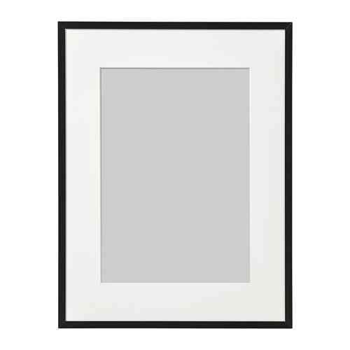 LOMVIKEN, Bingkai, hitam, 30x40 cm
