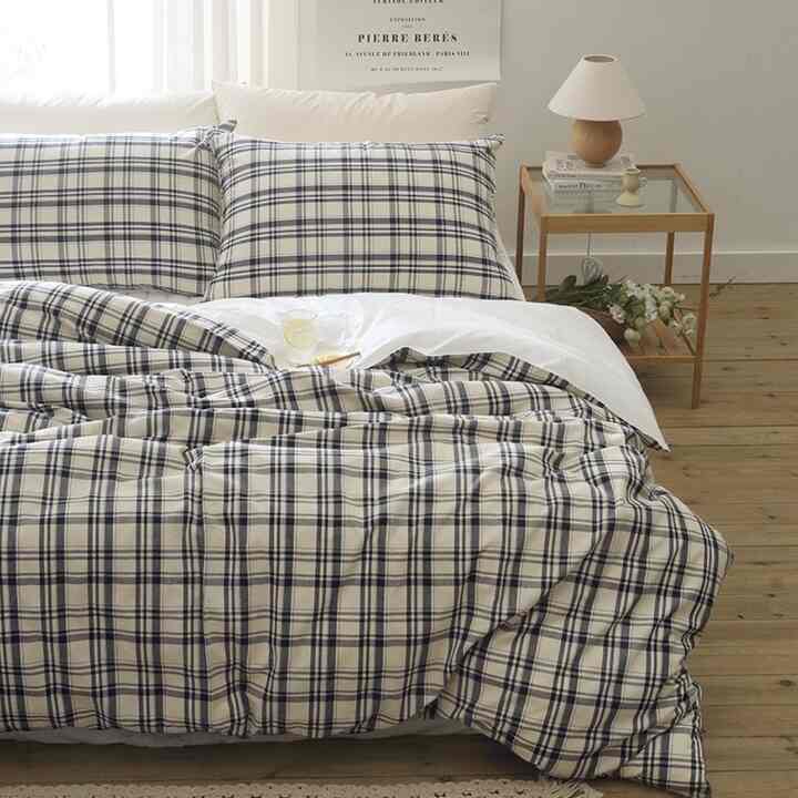 Urban Check布団・枕カバーセット 