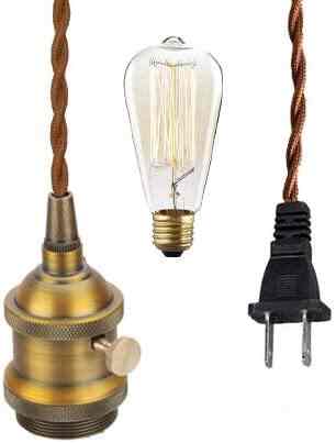 コンセント式 300cm 電球付属 スイッチ付き