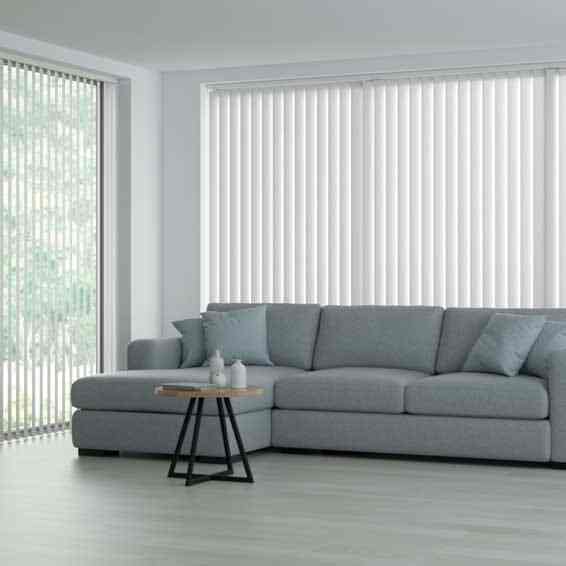 遮光 ナチュラル ホワイト バーチカルブラインド