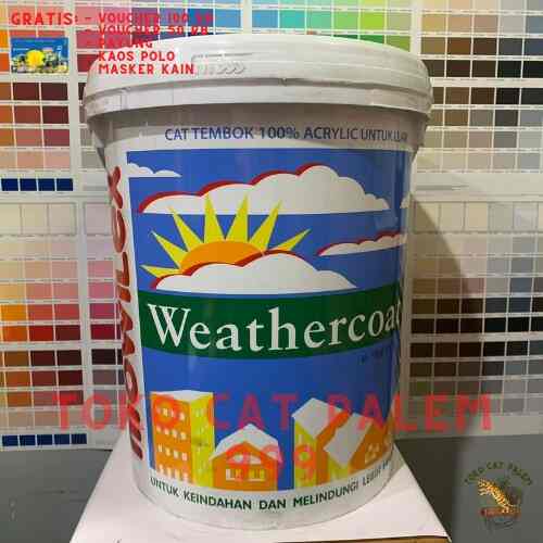 Cat Tembok Exterior Weathercoat W-1501 White 