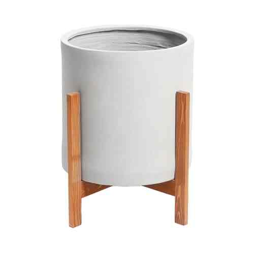 Pot Tanaman Semen Dengan Stand