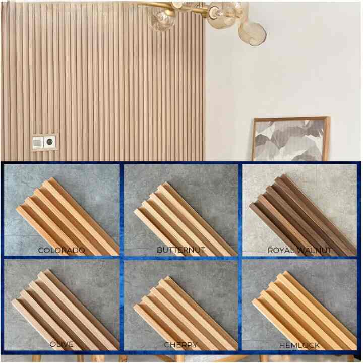 Fluted Wood Panel PVC