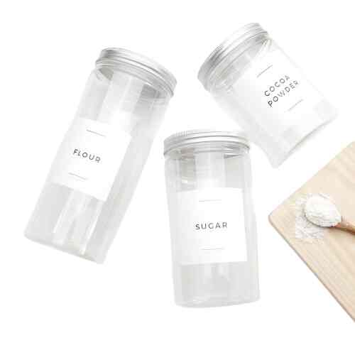 Ryori Toples Plastik dengan tutup Alumunium