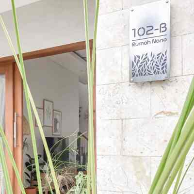 Nomor Rumah Stainless 40x20