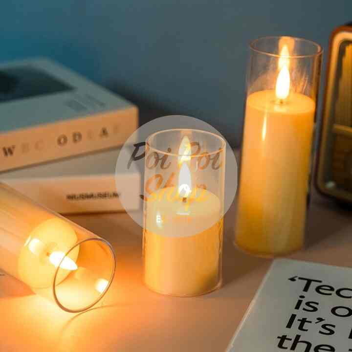 Lilin LED Premium Set 3 pcs