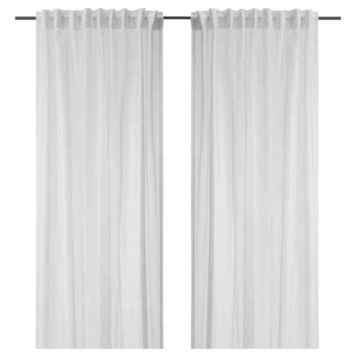 ASKKLOCKA アスククロッカ レースカーテン1組