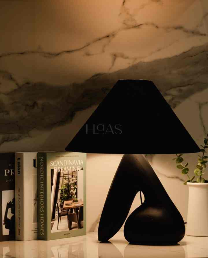 Lampu Meja Hias Unik - Black Set