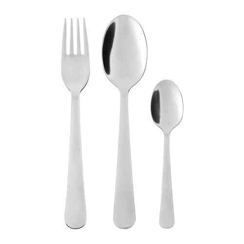 DRAGON Peralatan makan, set isi 18, baja tahan karat