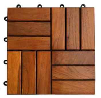 Decking tile kayu jati