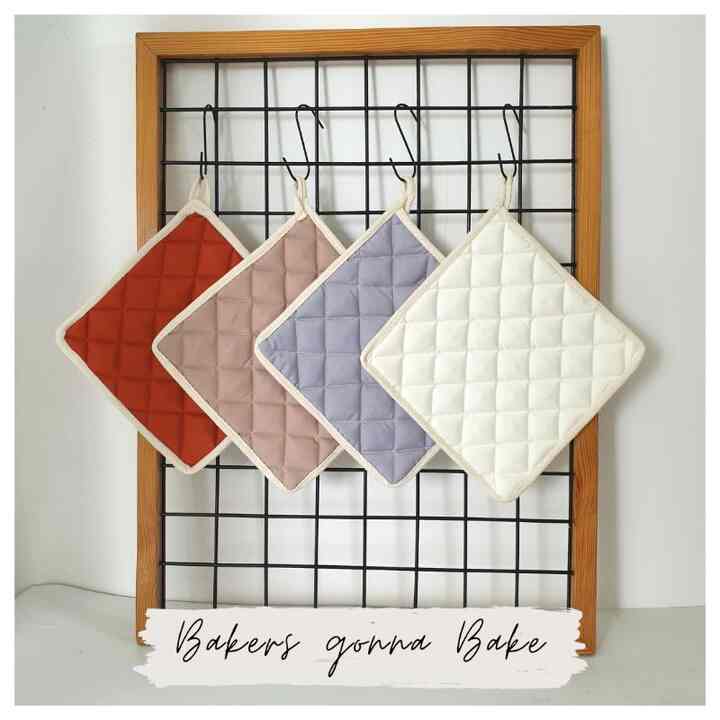 Cempal Kotak / Pot Holder - Warna Polos