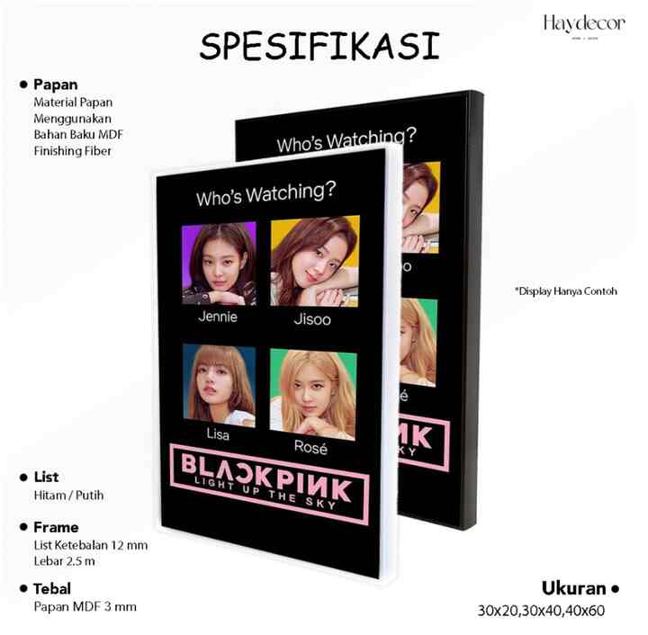 Haydecor Custom Cetak + Bingkai Photowall Keluarga