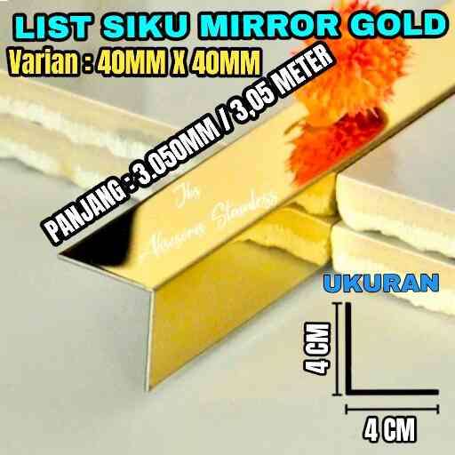 LIST SIKU MR GOLD 40×40×3.050MM