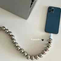 シルバー コードジュエリー 充電コードカバー