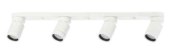 NYMÅNE, Lampu sorot plafon dg 4 tempat, putih