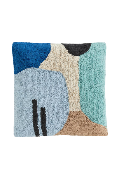 タフテッドコットンクッションカバー