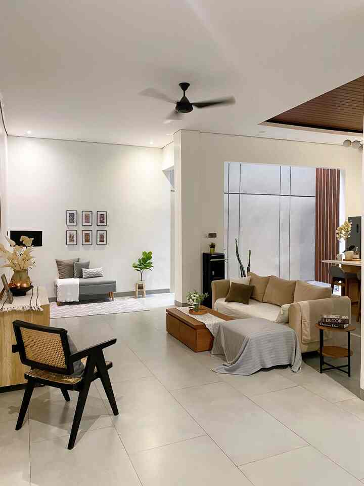 The initial theme of our house was minimalist but as time went on we incorporated several themes such as ethnic, modern and a little Japanese from the choice of furniture colors #modernhome #japandi #etnik #homedecorinspo #aesthetichome