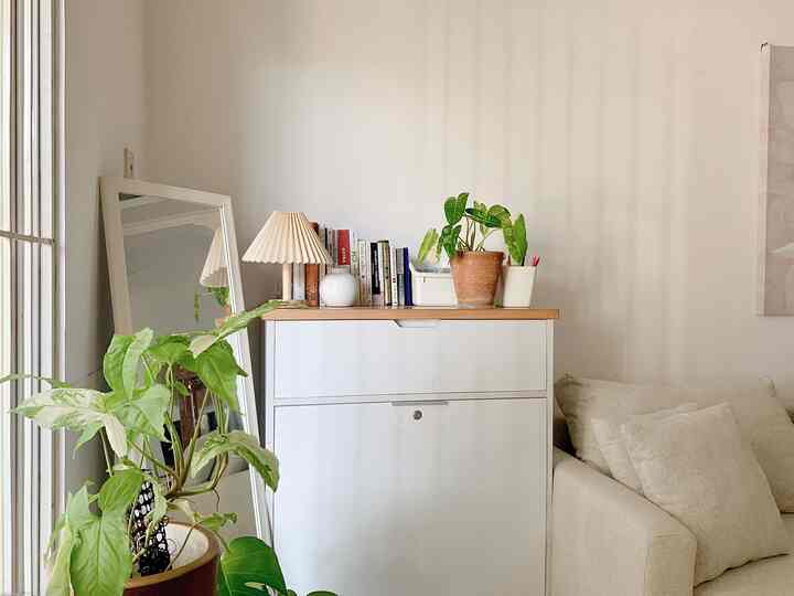 Utilize our corner effectively..

Dekorasi kecil di sudut ruangan tertentu dapat menambah nilai estetik. Tidak selalu menggunakan barang mewah agar ruangan terlihat cantik. Saya pribadi menyukai nuansa alam jadi saya membuat corner indoor greenery dengan paduan white standing mirror.
Beberapa storage kecil juga saya taruh bersama dengan buku-buku favorite, vas dan tanaman kecil dengan pot teracota. 
Semoga menginspirasi..

#smalldecorations #decorationsinspo #hiasanrumah #pernakpernikrumah #pernakpernikruangan #tropicaldesign #minimalist #ruangtamuestetik 