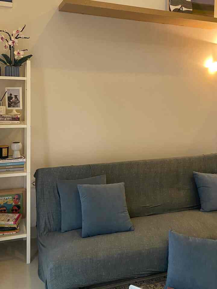 Area living room + ruang tamu ini hanya ada sofabed, jadi kalau rame-rame duduknya lesehan🤭 kalau sudah malam suasana jadi warm karena yg dinyalakan hanya standing lamp✨ 


#livingroomstyling #livingroomdecor #livingroommakeover #rumahdeveloper #rumahmungil #50m2 #petparent #livingwithcat #smallhouse