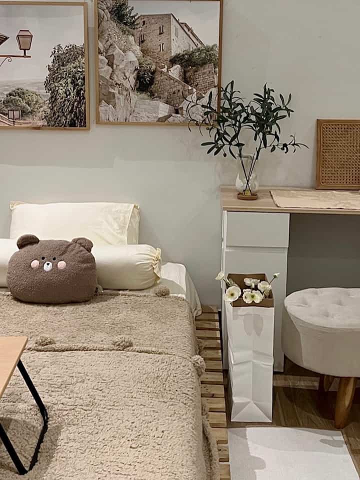 berpenampilan korea ✨ #koreanroom #homedecorinspo #aesthetichomedecor #aesthetic kamar
