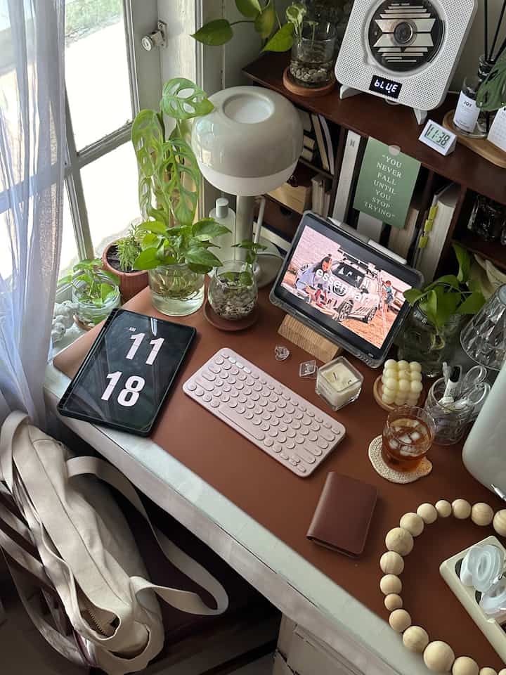 Hutan kecil 🌿🌲🪴

#homedecor #deskdecoration #midcentury