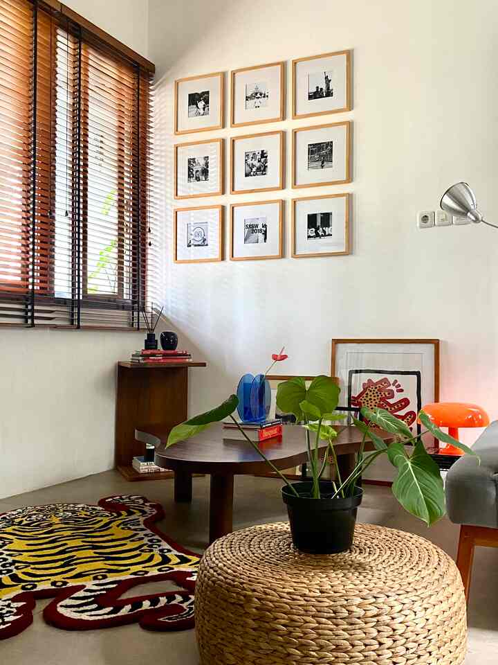 Bawa warna ke #rumabatari ❤️🧡💜💛💚

#ruang tamu #sittingroom #midcenturymodern #colorful