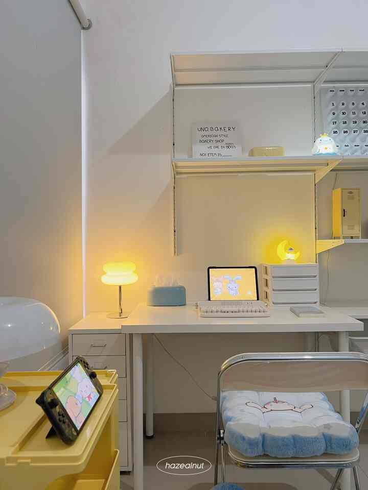 dekor kamar tema cinamonroll serba biru kuning 💛💙

#miniso #cinomonroll #sanrio #aestheticroom #kamartidur #kamaranak #BringColorsToMyHome #HomeColorPalette #HomeColorDesign