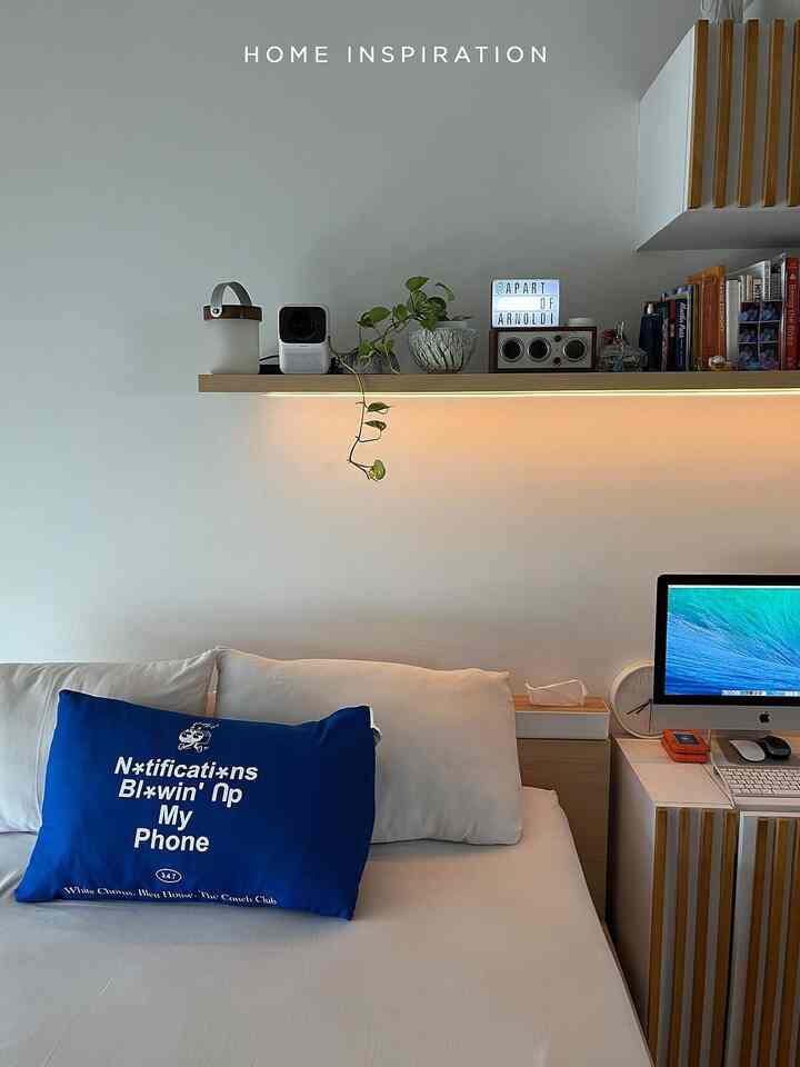 Kamar Tidur Utama kami @a.partofarnoldi

#AestheticRoom #AestheticHomeDecor #HomeStyling #Apartemen #TangerangSelatan #Indonesia