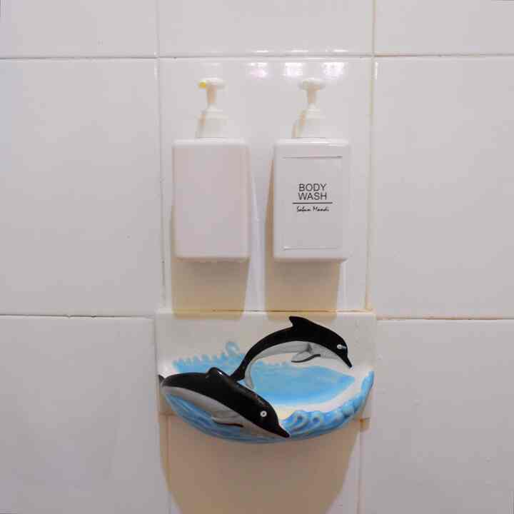 Kamar mandi kontrakan yang mulai banyak perintilan 🤍

#bathroom #kamarmandi #kamarmandiminimalis #kontrakan #ruangandesma