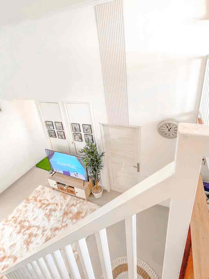 We chose a color palette of white and wood/cream in this house, so that earth tones are dominant in this house, but it doesn't rule out the possibility that there are other colors in this house, for example gray on the curtains, and some other furniture or decorations, we still use color tones. neutral in this house.

So, so that the colors in the house remain the same, make sure all the furniture, walls and other decorations still fit into the concept of the tone of our house, because in our opinion, matching color tones will make the house tidier✨

#BringColorsToMyHome #HomeColorPalette #HomeColorDesign #woodandwhite #rumahminimalis #rumahmezzanine