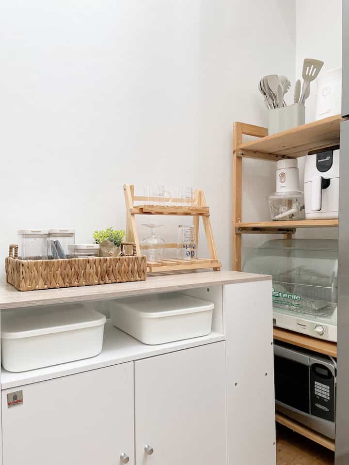#minimalis #sudut #kitchen #dapurikea #rumahmungil 