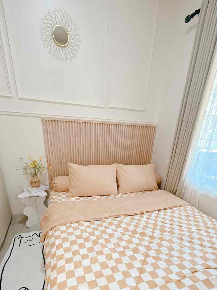paling favorite di homechy kamar ini lalu dapur karna banyak menghabiskan waktu ya disini 
perjuangan  makeover gak bersamaan mulai dinding dulu lalu tempat tidur dan lantai 
1. #MyFavoriteRoom
2. #MyHouseStory
3. #MyFavoriteItems
4. #inspirasikamarminimalis
5. #kamartidur 