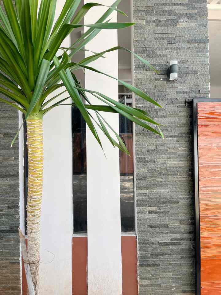 Fasad rumah dirumah.shacca masih asli bawaan developer .
Hanya di tambahn grc motif kayu di bagian pagar.

Cat bawaan exterior - dulux weathershield - cameo stone

#DesignFasad
#deFasad
#InspirasiFasad