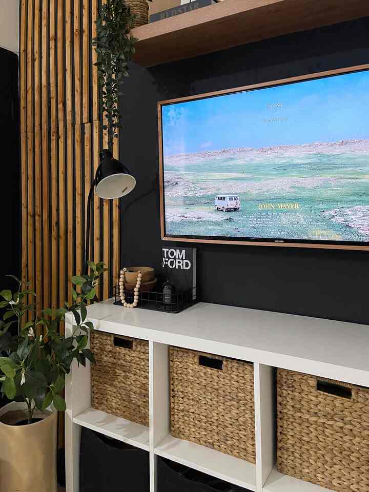 Sunday Morning Situation at #LollaHouse ✨ 

#livingroom #ruangtv #ruangkeluarga #ruanganfavorit #livingroominspo #livingroomdecor #livingroominspiration #dekorasiruangkeluarga #moderndarkinterior #warmandbold #zarraawwrr #bandung