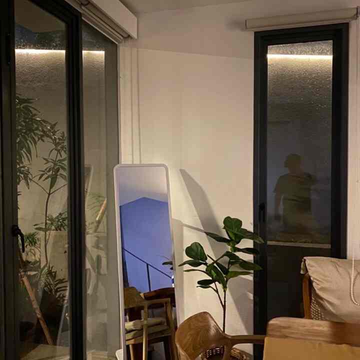 Ini namanya adalah pojok bercermin. Iya, siapa sangka menaruh cermin disini malah jadi favorit setiap orang untuk berdiri berlama-lama disini. Disamping cermin saya menaruh ketapang kencana bahan latex, harganya agak mahal sih tapi bisa dilihat sangat terlihat real, i think it is a good investment. Best investment ever adalah meja makan kayu jati berbentuk sungai musi ini, unik dan timeless. #mejamakan #ruangmakan #cermininterior #depok #japandi #skandinavian #rumahcluster 