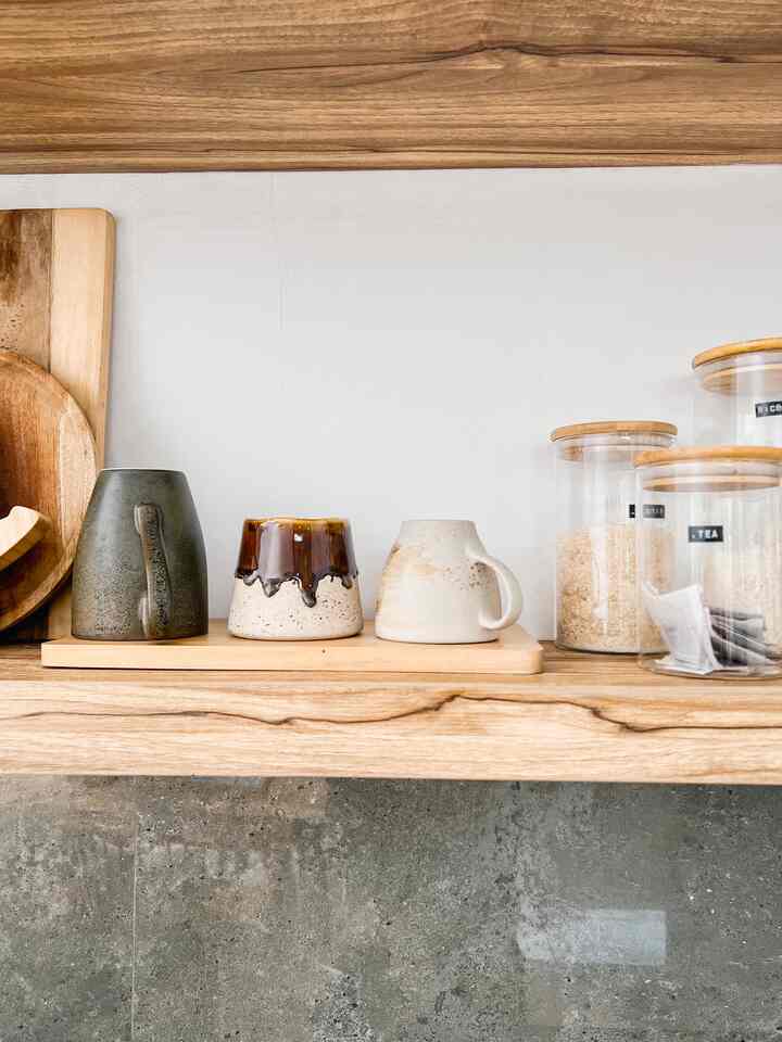 Adding handmade ceramics can add 
personality to your kicthen ❤️
#coffeemug #handmade #pottery #kitchen  #coffeearea #unique