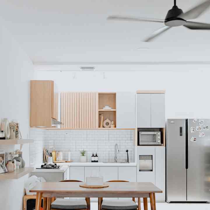 
Rumah Duanama's kitchen with distinctive wood-colored lattice work as an accent with a combination of gray is the concept we chose to beautify this house's kitchen set.
The choice of table top with white marble is very suitable for our kitchen. Apart from that, we also chose a white backsplash to match the table top.
This kitchen set also has many cabinets that we deliberately asked to be made so that they function for storing kitchen utensils.
The upper cabinet also has an open side so that you can place decorative jars or plate sets to sweeten up this kitchen.


#japandi #homedecorinspo #roomdecorinspo #aesthetichomedecor #scandinavian #minimalistdecor #rumahminimalist #openspacehomedecor #minimalist #tinyhome #customfurniture #customkitchenset #customjapandi #80m2
#openshelves #rumahcluster #rumahdeveloper #jaktim #decorlowbudget #rumahmungil #livewithkids #selfinterior #selfrenovation #selfmakeover #rumahtanpaarsitek #aestheticroom #aesthetichomedecor #homestyling #kitchenstyling #kitchendecorideas #kitchenmakeover