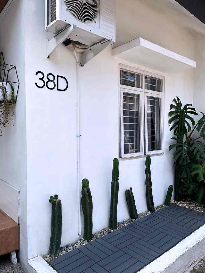 Happy Weekend dari Taman Mini depan rumah yang jarang di posting 🤍 

#tamanberanda #tamanmini #tamankaktus #tamankering #monstera #tamanmungil #monochrome #zarraawwrr #IKEA #tamanminimalist 