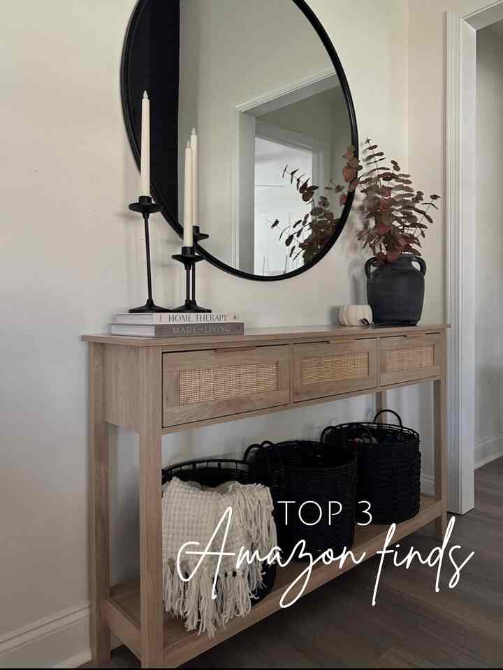 This console table is my ALL TIME favorite purchase, like, ever, and it is so affordable! 
#amazonfind #consoletable #loloirugs