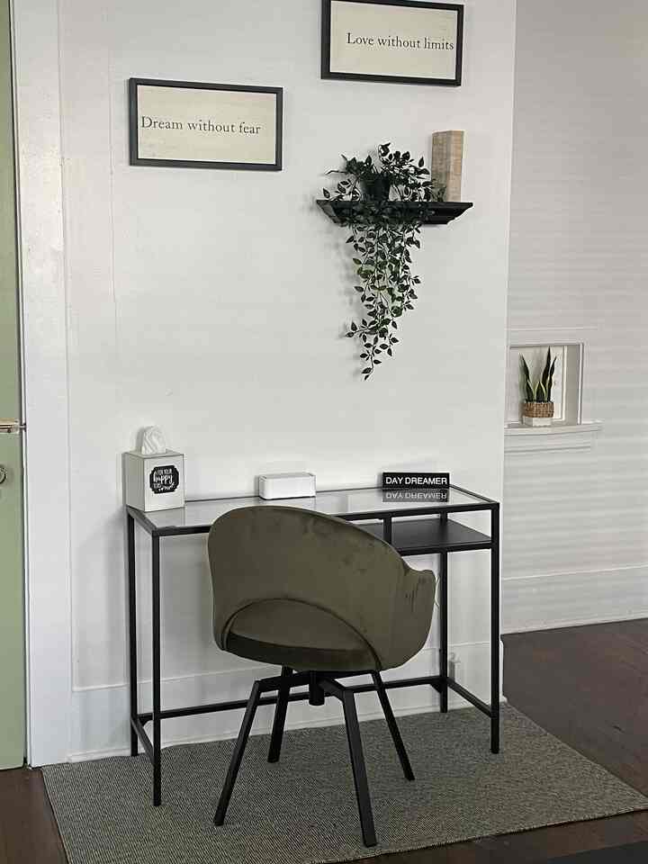 Tiny home office! #office #smallroominterior #workspace
