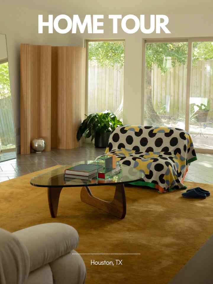 Explore my home, a vibrant display of cherished collections gathered over the years to adorn my new space. The Noguchi table takes the spotlight, a timeless icon in the heart of my living area. Artwork by 4home adds a personal touch, sharing stories through color and form. The bamboo divider by Lichen subtly defines spaces, blending seamlessly with the surroundings. Adding pops of color, the Vignelli Hellerware Rainbow Stacking Dinnerware brings joy to daily dining. Each item is a chapter of my journey, making my home a lively tapestry of memories. 

#livingspace #creativedecor #midcenturymodern